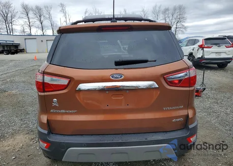 2018 Ford Ecosport Titanium z USA, uszkodzony, nr VIN MAJ6P1WL9JC200930